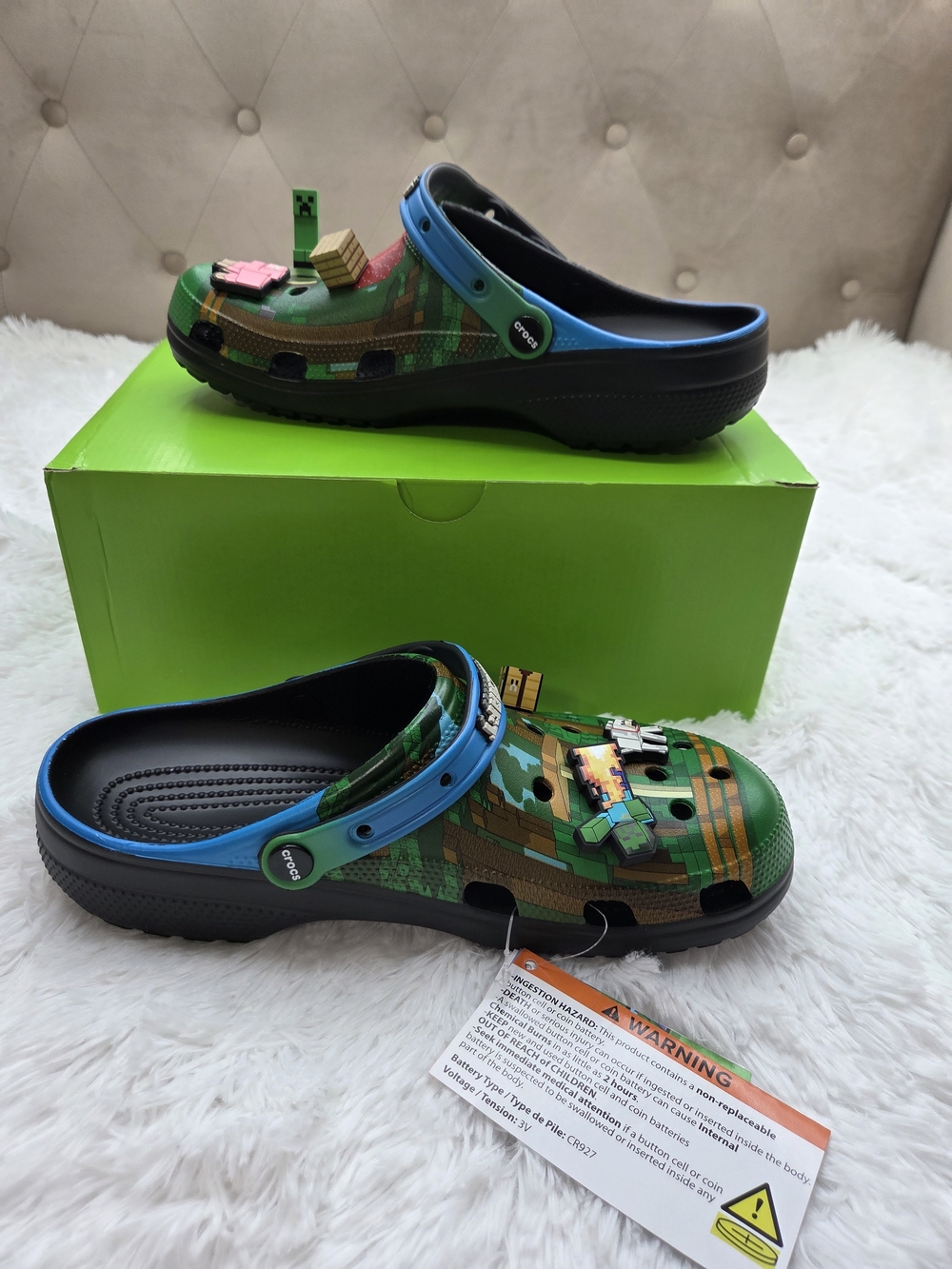 Crocs Minecraft Classic Clog Men’s 12 NWT - Picture 6 of 7